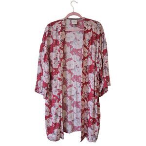 Boho Lightweight Rayon Kimono Jacket by Knox Rose